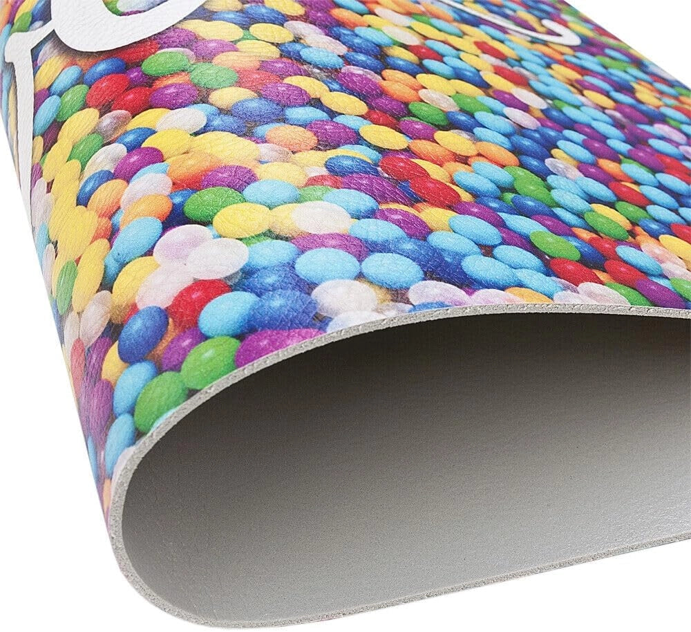 Tappeto Sottociotola Tovaglietta 30x46 cm Pvc Impermeabile Antisfilo Antiscivolo Cane Gatto Dis.B