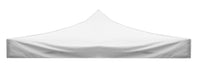 Telo Tetto di Ricambio per Gazebo Pieghevole 3x6m in Tessuto Oxford 600D Bianco