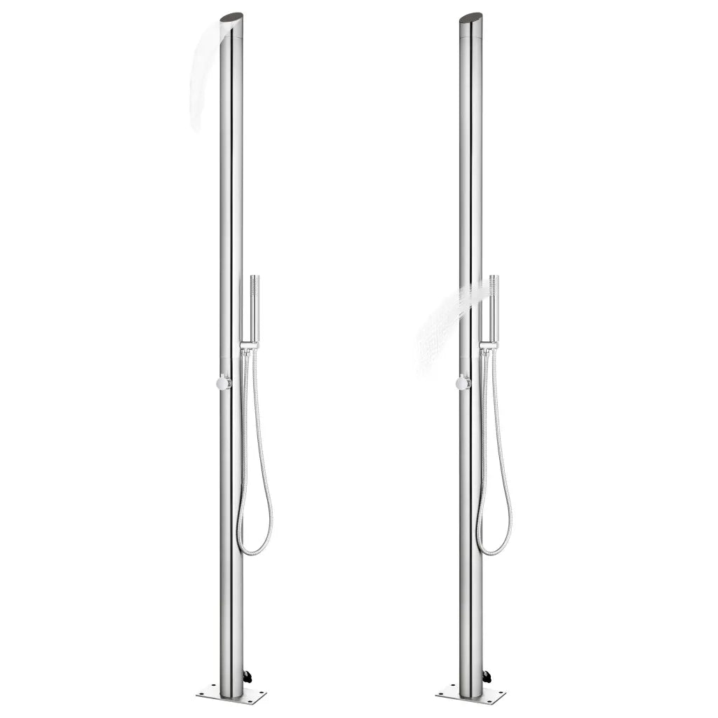 Doccia da Giardino 220 cm in Acciaio Inossidabile CFW7685109