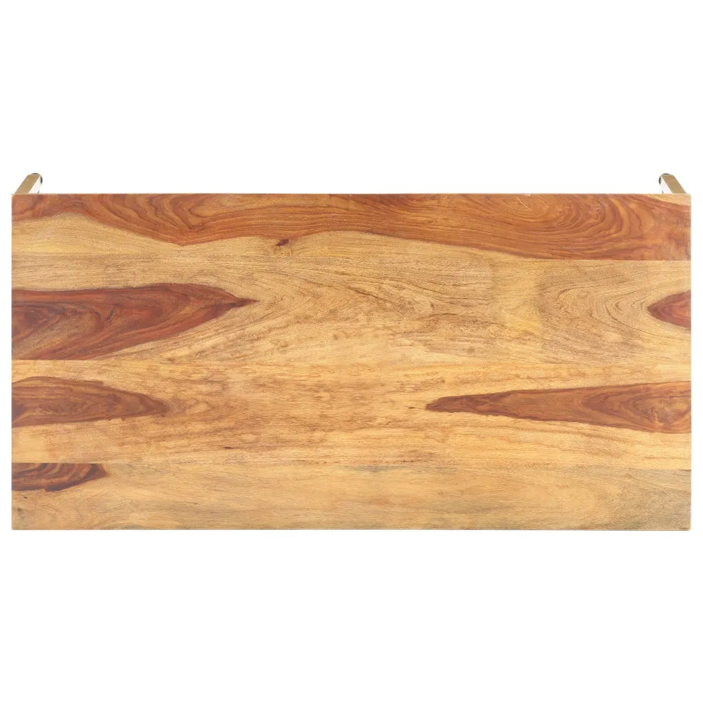 Tavolino da CaffÃ¨ 120x60x40 cm in Legno Massello di Sheesham