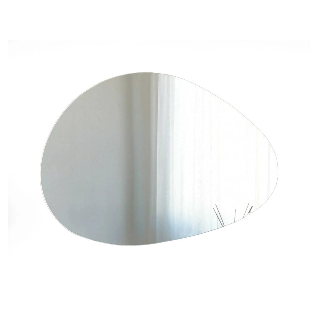 Nix, Specchio Materiale Struttura in Legno Nobilitato, 1.2x60h cm Bianco