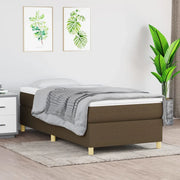 Giroletto a Molle Marrone Scuro 90x200 cm in Tessuto cod mxl 67525