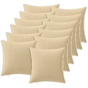 Federa 12 pcs HEERLEN Beige 45 x 45 cm Poliestere 910497