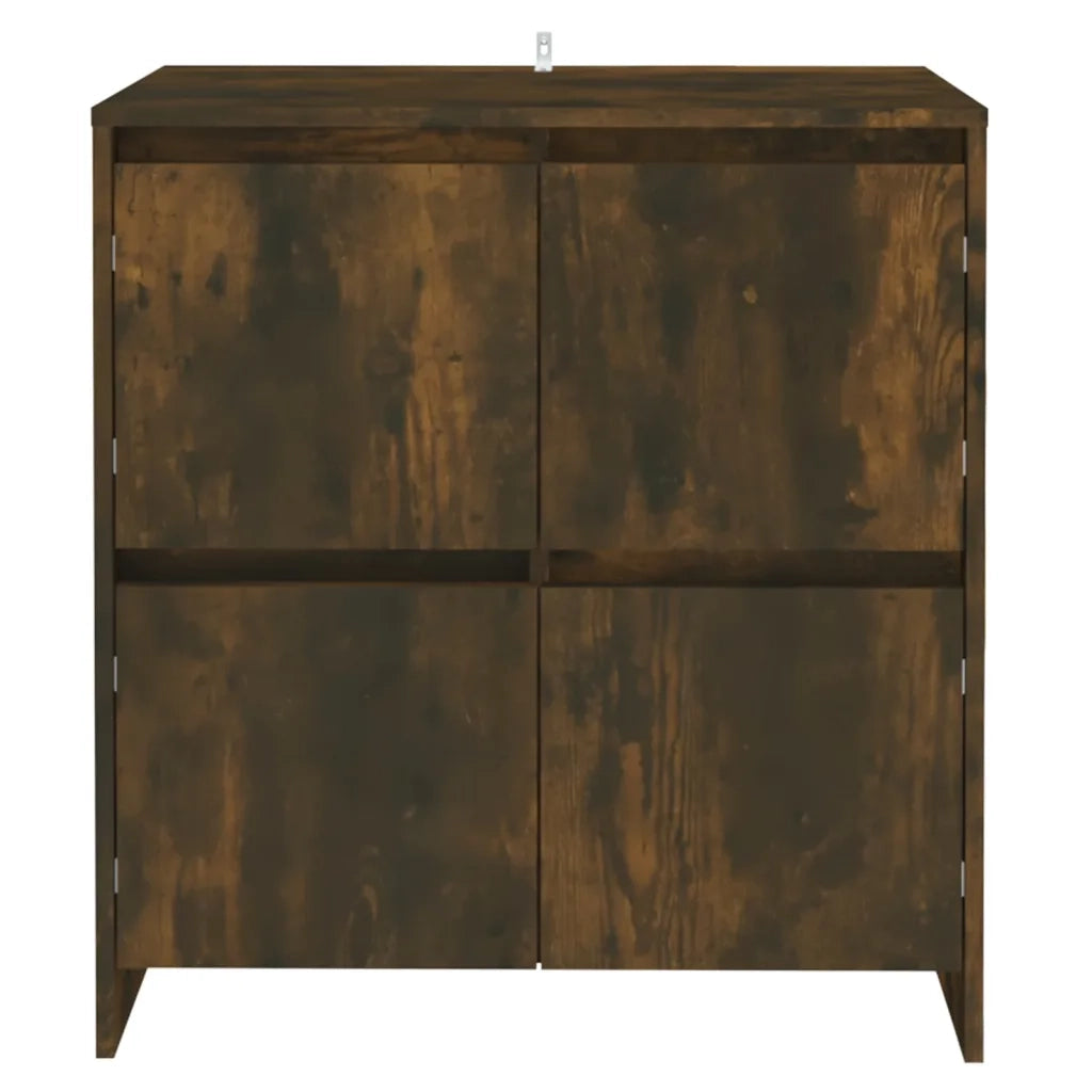 Credenza | Madia | Buffet da pranzo | Armadio da pranzo Rovere Fumo 70x41x75 cm in Truciolato