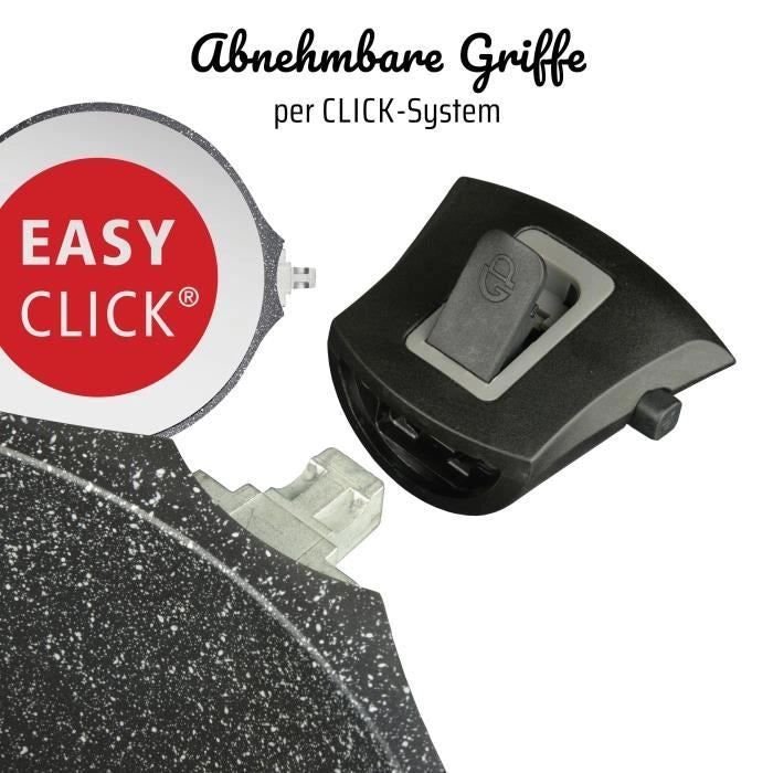 Pentola in alluminio pressofuso - GSW - EASY CLICK - 20 cm - Induzione