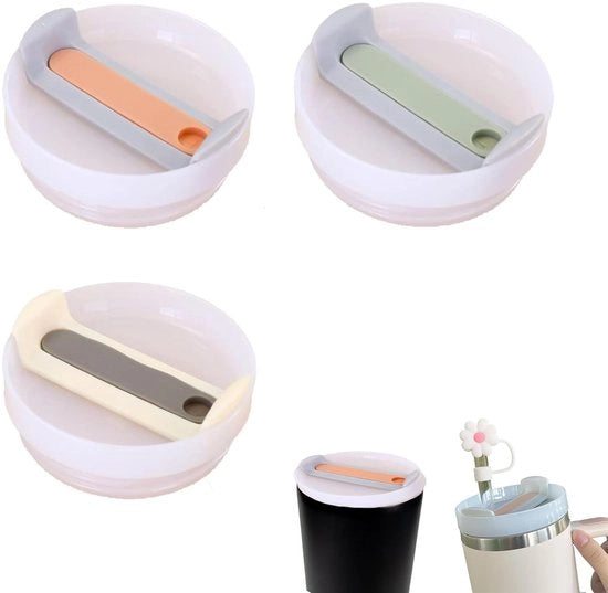 Sostitutivo di copertura per bicchieri - in plastica - riutilizzabile - compatibile con 40 oz - 100 mm x 40 mm