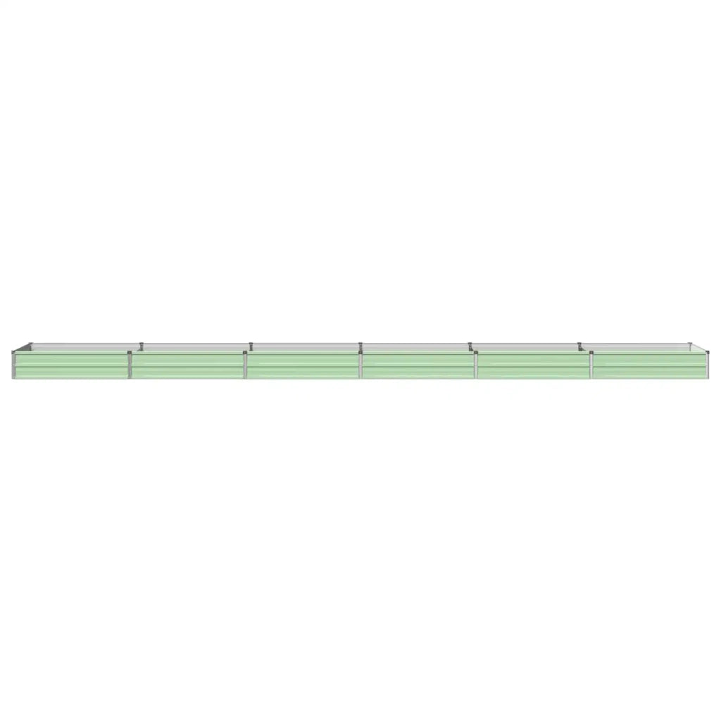 Letto rialzato da giardino Verde Pastello 600 x 80 x 24 cm 8006536