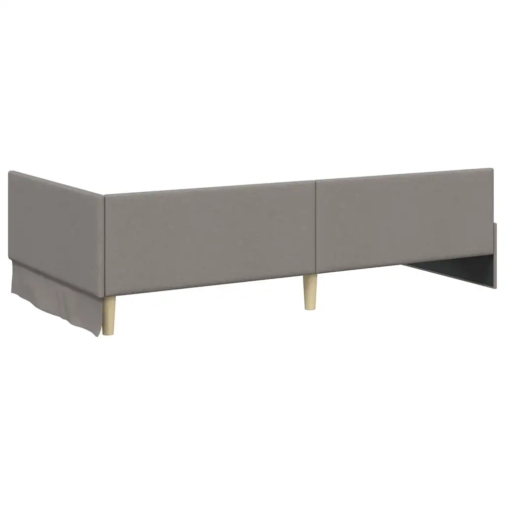 Struttura Letto Angolare con Materasso 2 pcs Talpa Tessuto 3393594