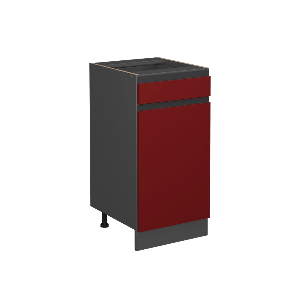 Vicco Frontale cucina Rosso 39.6 x 70.8 cm frontale del mobile per mobile base con cassetti