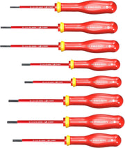 ATD.J8VE - Set di 8 cacciaviti protwist isolati da 1000 Volt per viti a fessura e viti Phillips POZIDRIV, 8 pezzi