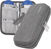 Borsa di Raffreddamento per Medicamenti con 2 Pannelli Gel Refrigeranti - Borsa Portatile per Diabetici per Casa, Escursioni e Attività Outdoor