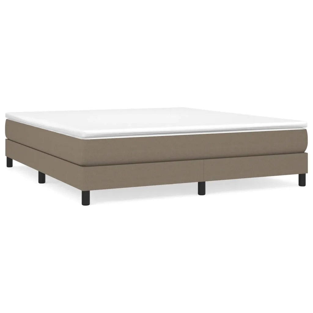 Struttura Letto a Rete a Molle Tortora 180x200 cm in Tessuto 3120536