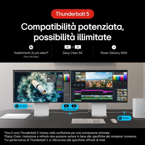 LG 32U990A Monitor UltraFine evo 6K Thunderbolt 5 Nano IPS Black 32"