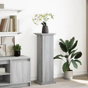 vidaXL Espositore con Portaoggetti Grigio Sonoma 31x30x90cm Truciolato