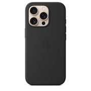 APPLE iPhone 16 Pro - Custodia in silicone con MagSafe - Nero