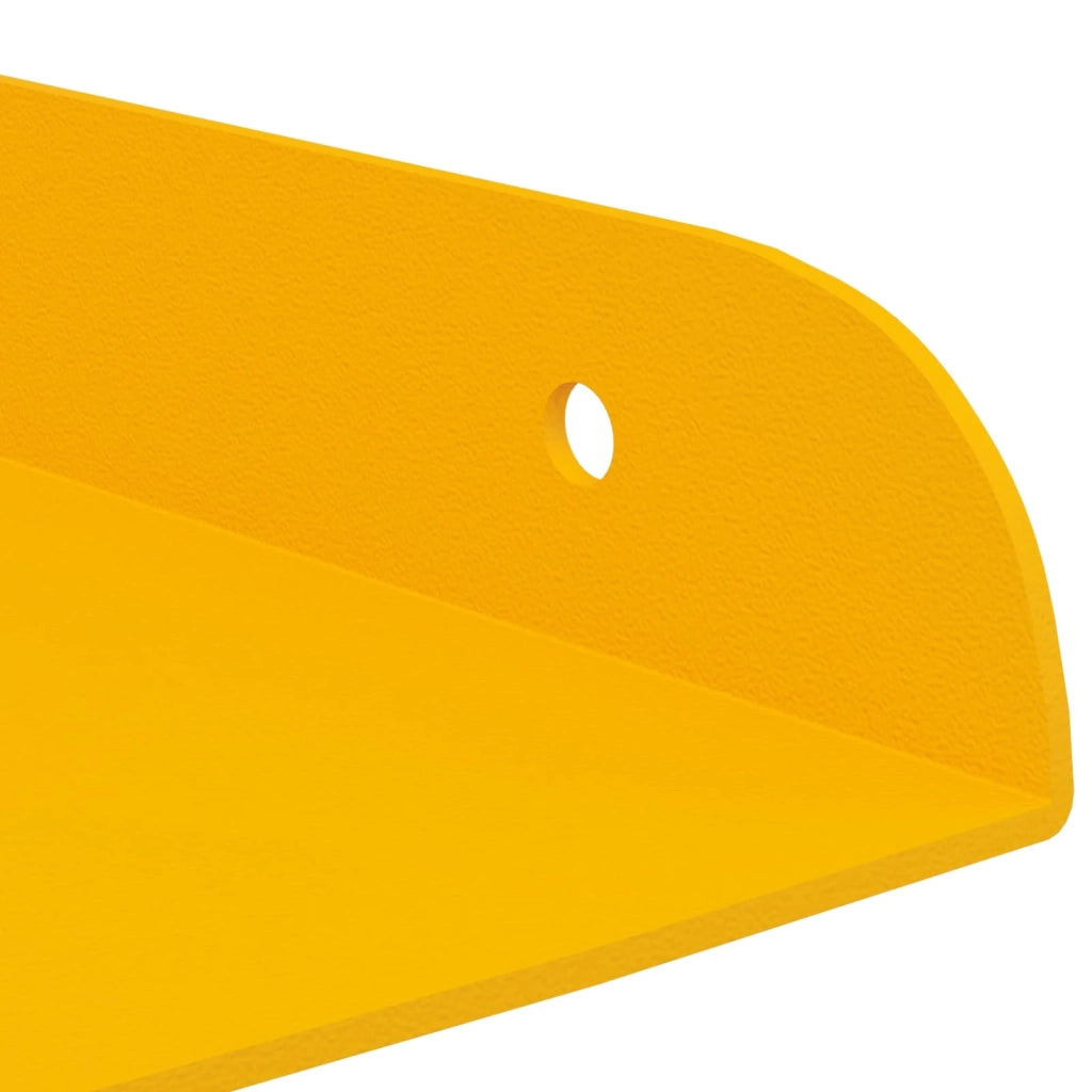 Mensola sospesa 2 pcs Giallo senape 30 x 30 x 2 cm