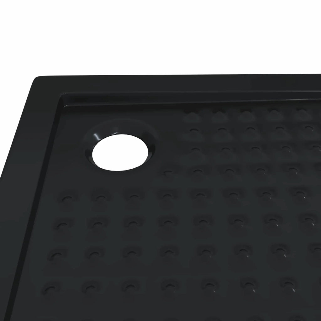 Vassoio base doccia con punti 80 x 80 x 4 cm ABS Nero 42033515