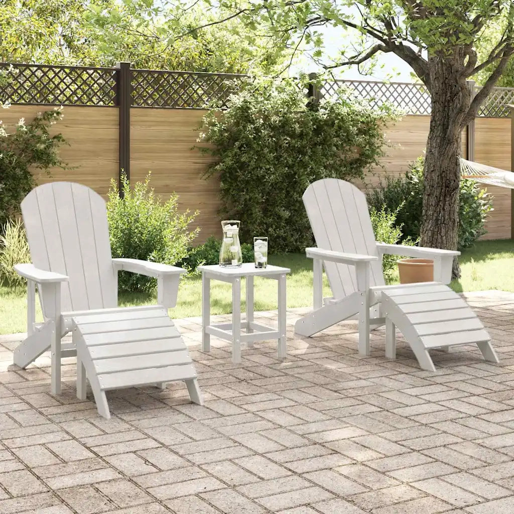 Sedia da Giardino 2 pz | Sedie da Esterno Bianco 83 x 74 x 92 cm Polietilene