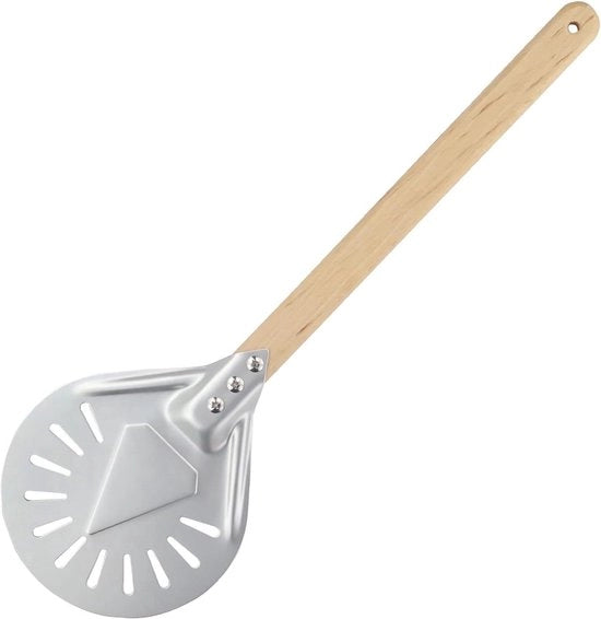 Spiedino per servizio di pizza e torte - Ideale per il servizio di pizza e torte - Manico in legno