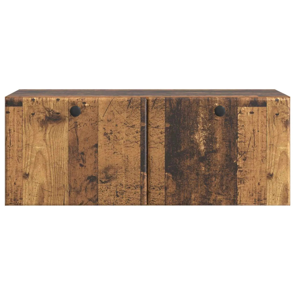 Mobile Porta TV da Muro 78,5 x 31 x 30 cm Legno antico