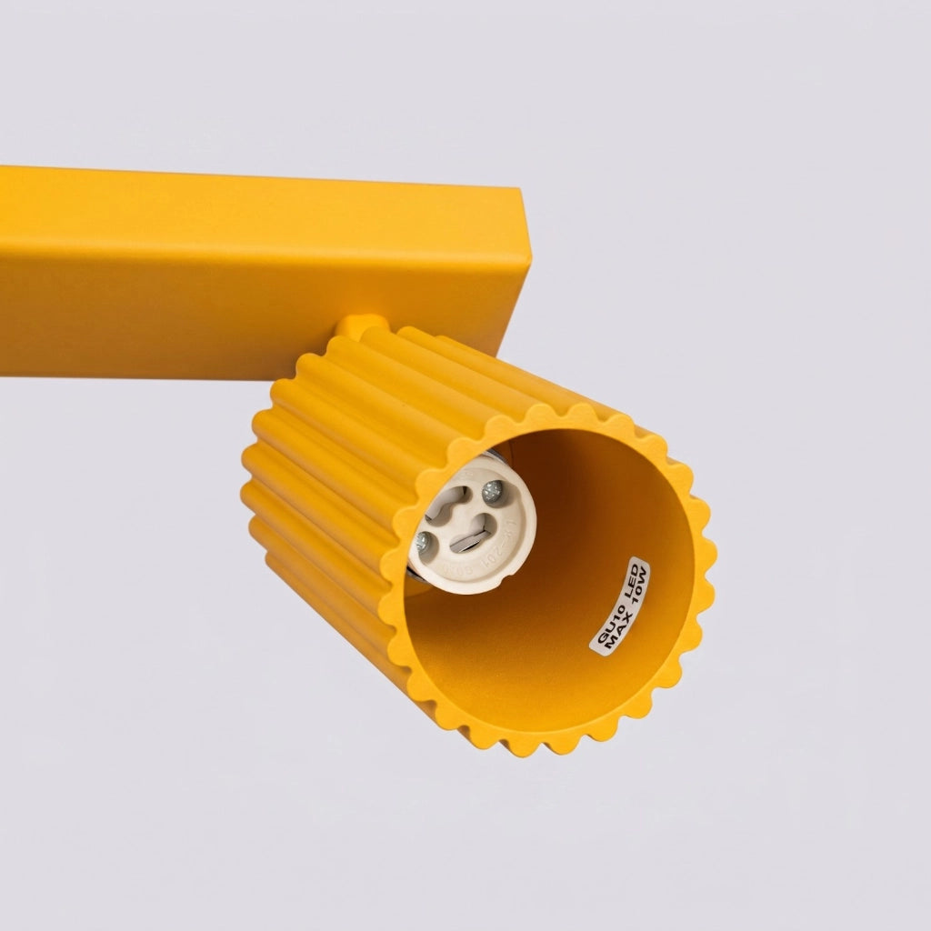 Plafoniera KARBON 3L giallo