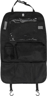 Organizzatore di sedile per auto protezione del sedile posteriore nero - bambini auto - 145 x 45 x 225 cm - 100% poliestere