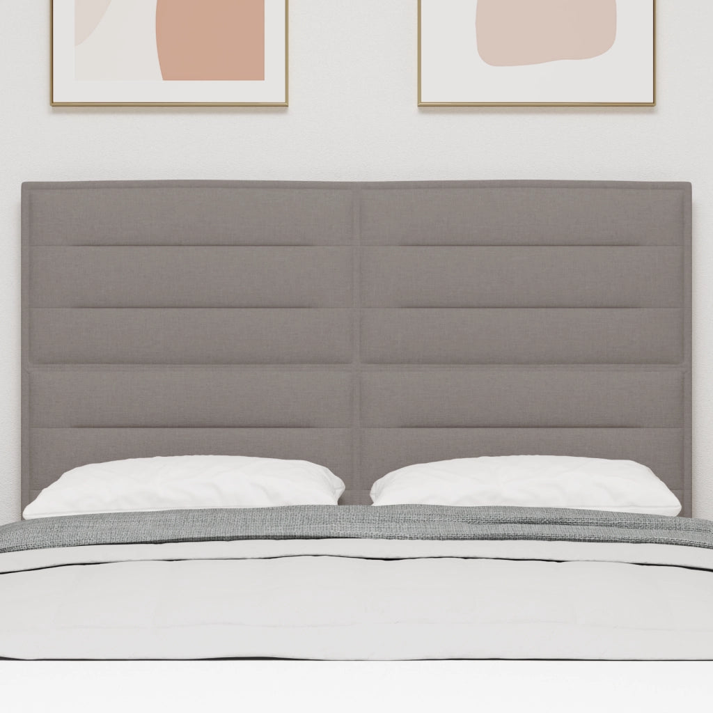 Testiera Design Lines Tortora 140 cm Tessuto