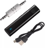 Ricevitore stereo Bluetooth senza fili con adattatore AUX 3,5 mm con microfono