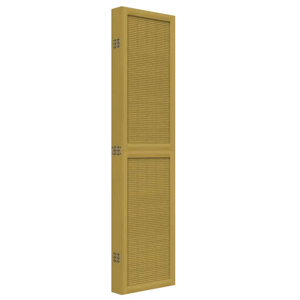 Divisorio Ambienti 6 Pannelli Marrone Legno Massello Paulownia 358825