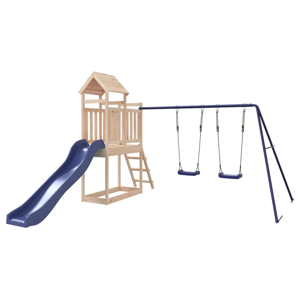 Area giochi da esterno 313 x 379 x 214 cm legno massello di pino 02_0004638