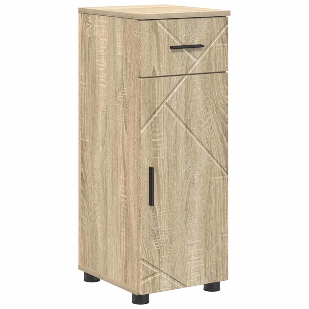 Mobile da Bagno con cassetto Rovere Sonoma 30 x 35 x 80 cm 883326