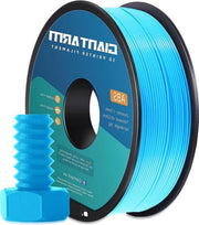 Filamento 3D per stampante 175 mm blu, 1 kg, 1 bobina, tolleranza diametrica +/- 0,002 mm, colore acqua blu, materiale ABS.