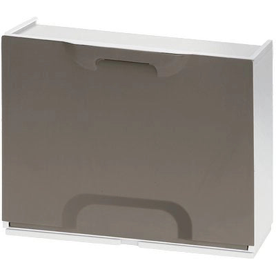 SCARPIERA MODULARE UNIKA  BIANCO/TORTORA CM 51X17,3 H.CM 40,1