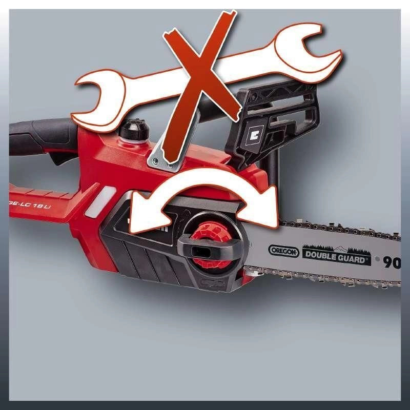 Einhell GE-LC 18 Li - Solo Nero, Rosso