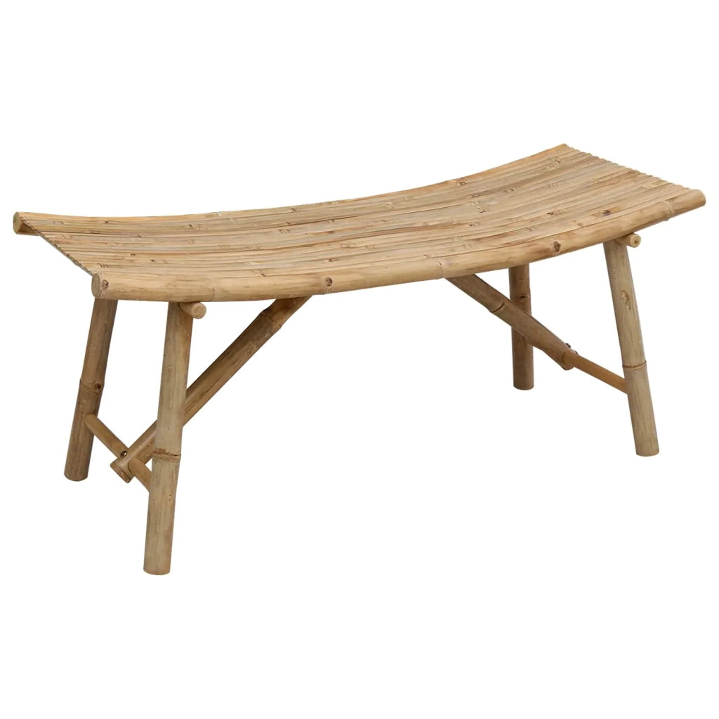 Panchina da giardino Naturale 110 x 45 x 50 cm Bambù