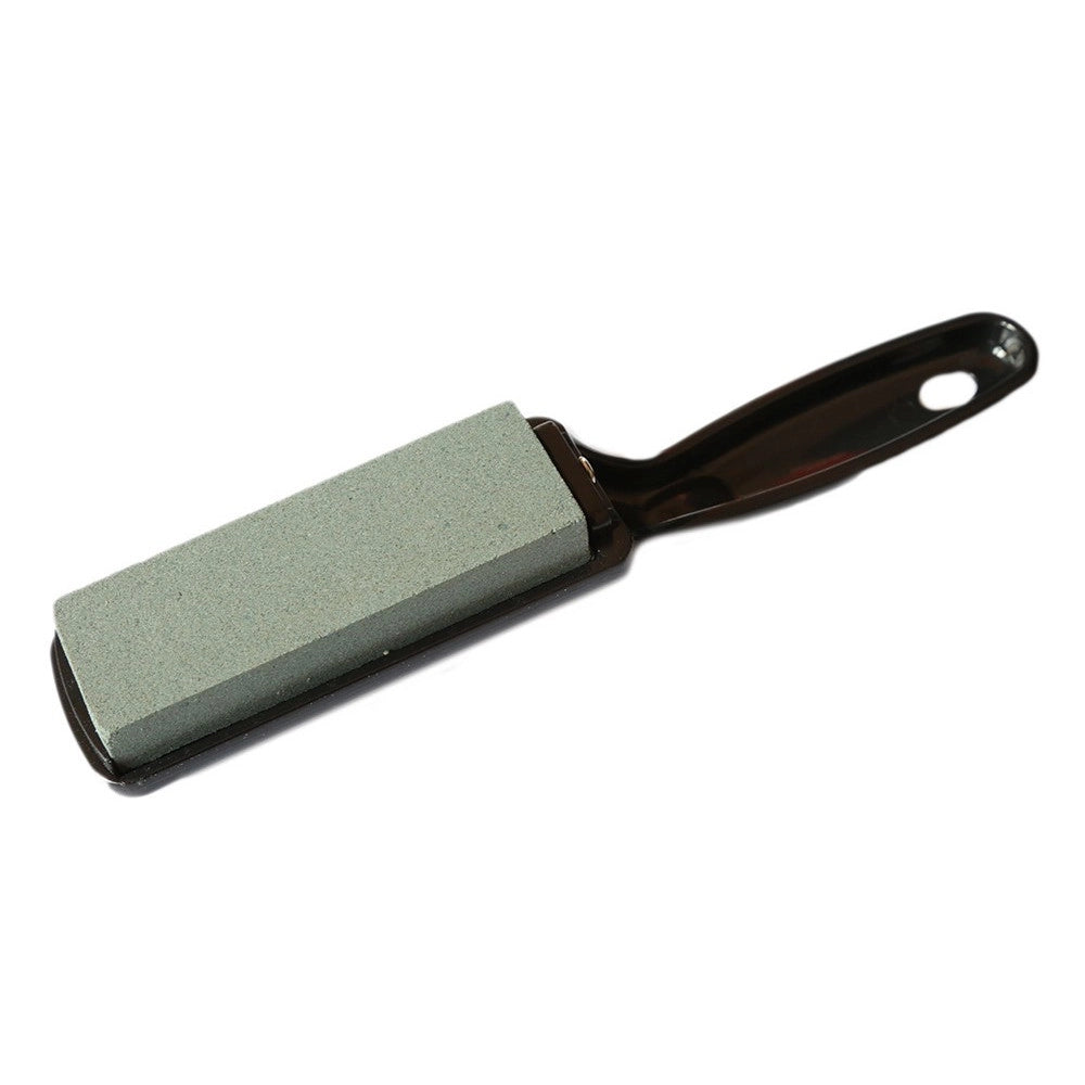 Trade Shop - Affilacoltelli Affilatore Pietra Per Affilare Affila Coltelli Lame Con Manico -
