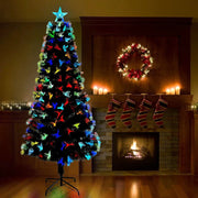 Albero di Natale artificiale con 250 LED Verde 210 cm PVC