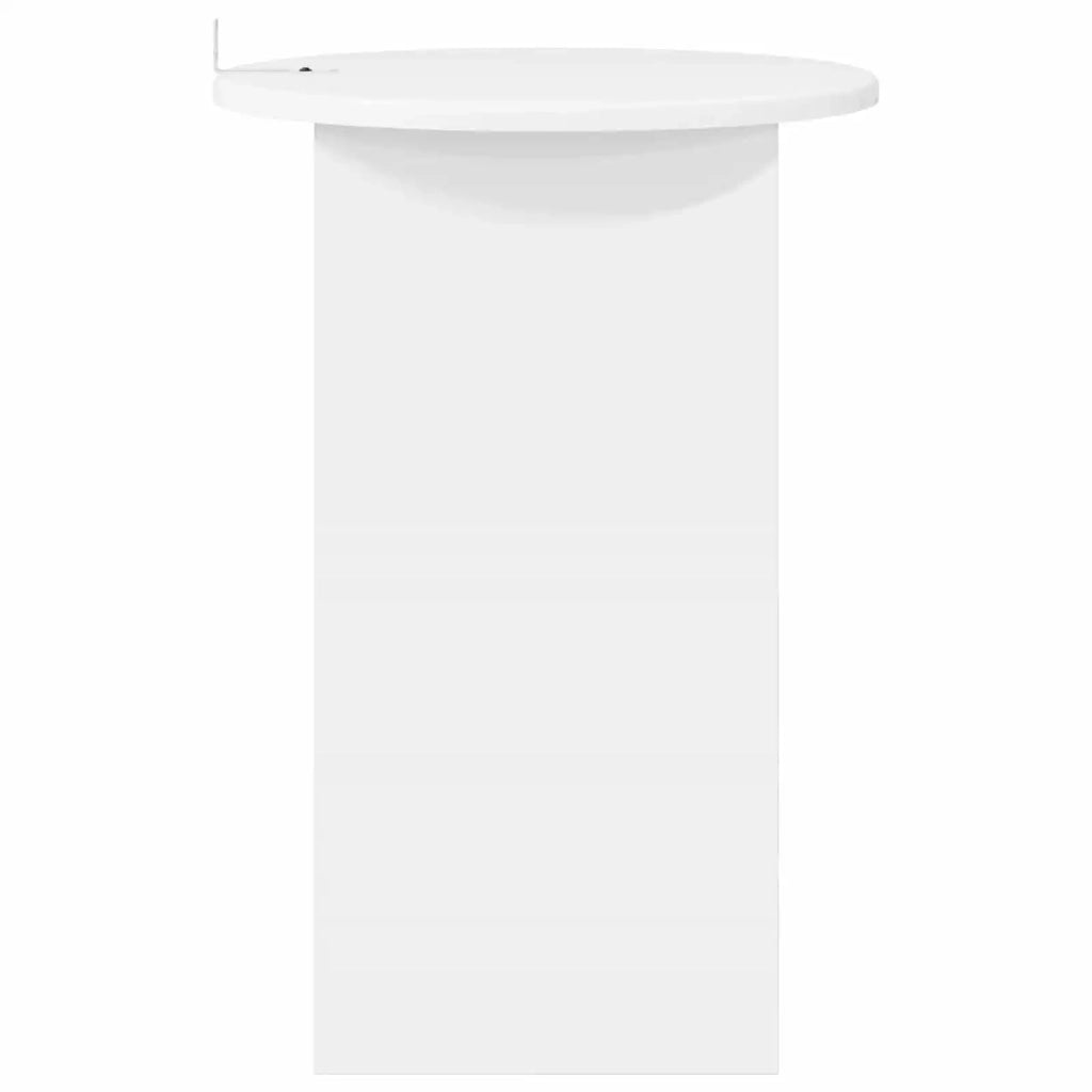 Tavolo laterale Bianco Ø 39,5 x 55 cm Legno ingegnerizzato