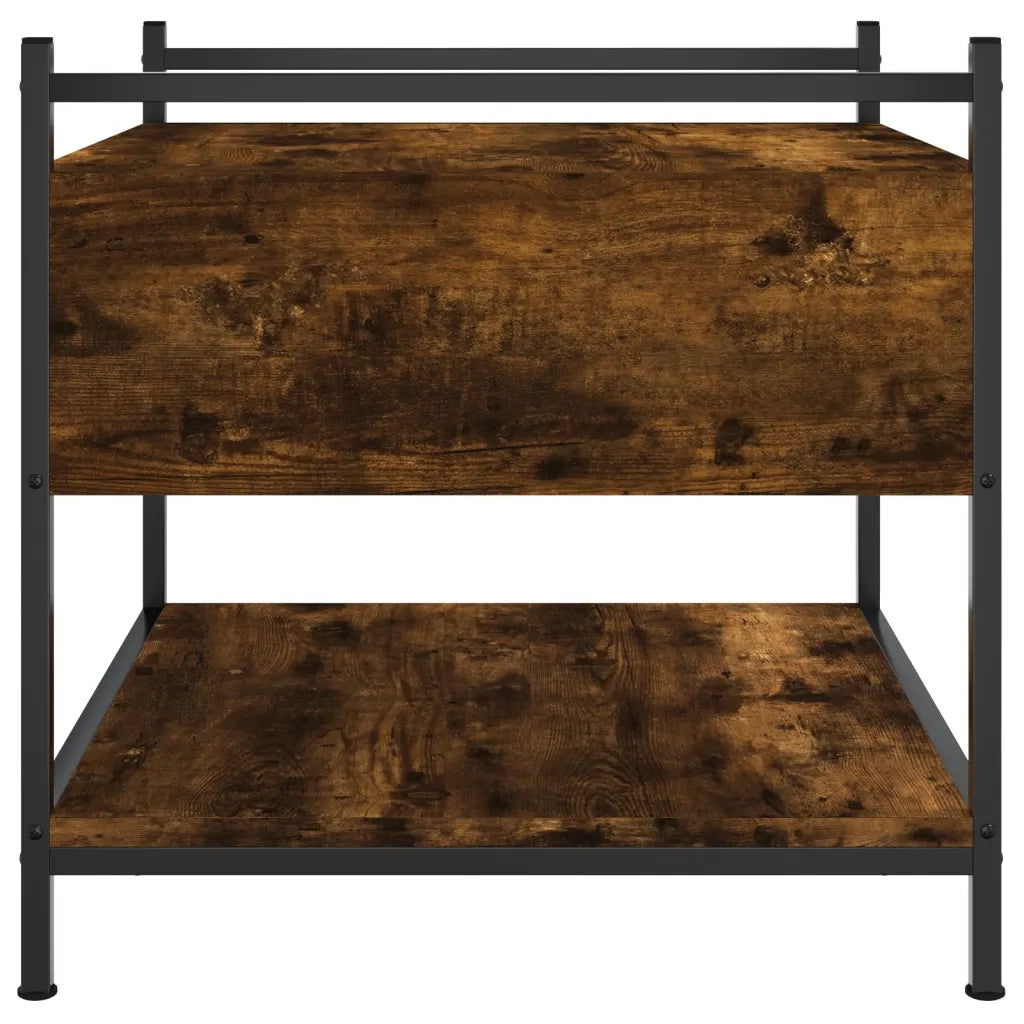 Tavolino da salotto | Tavolino da caff¨¨ | Tavolino da Soggiorno Rovere Fumo 50x50x50 cm Legno Multistrato