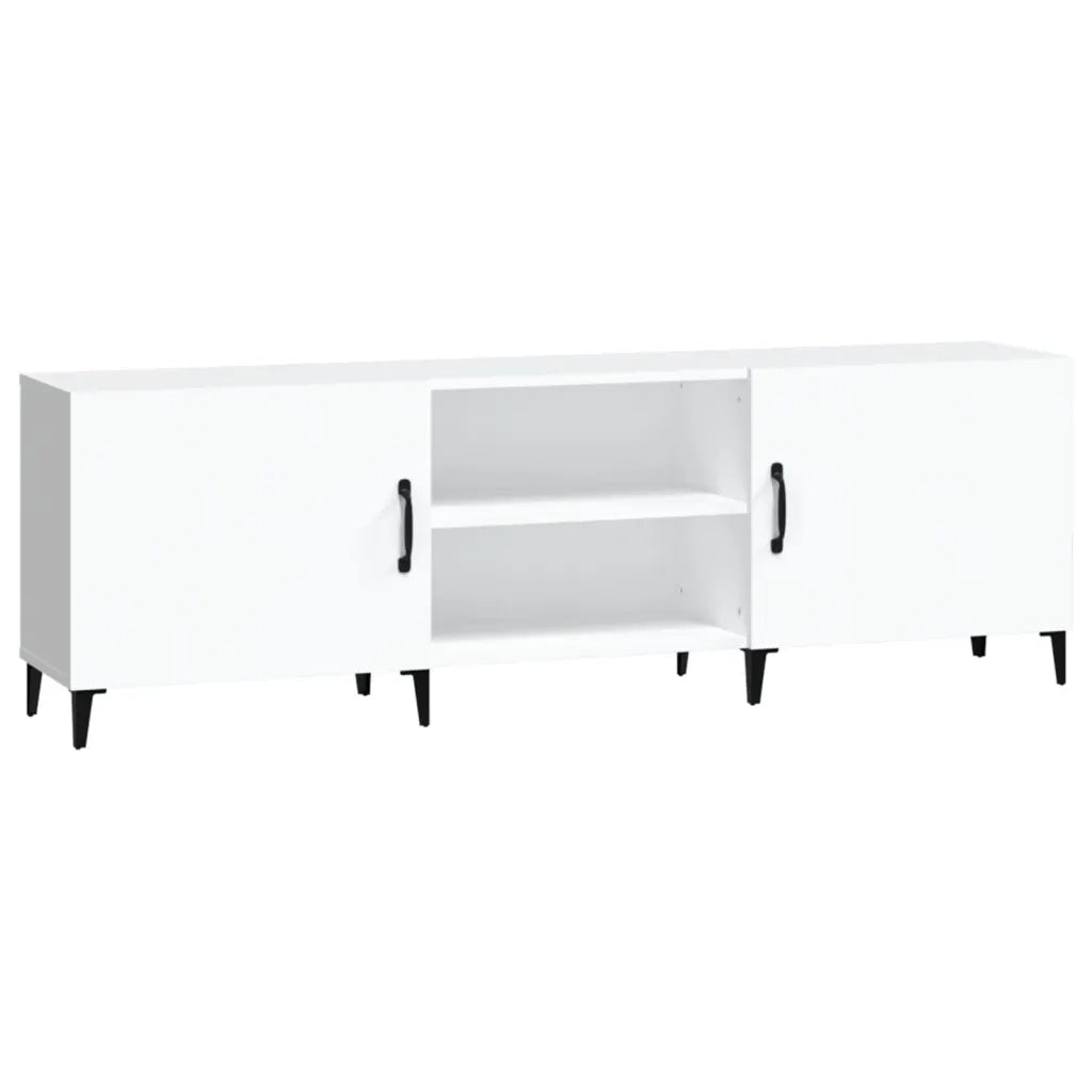 Mobile Porta TV Bianco 150x30x50 cm in Legno Multistrato 812627