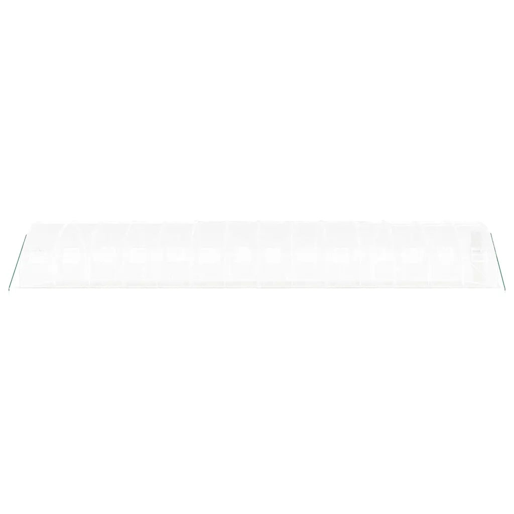 Serra con Telaio in Acciaio Bianco 42 m² 14x3x2 m 3188055