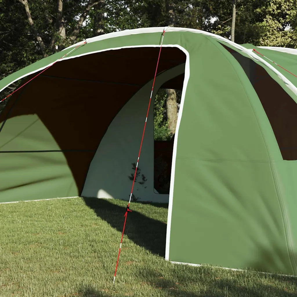 Tenda Tunnel per 6 Persone 6 persona Verde e Bianco 42004047