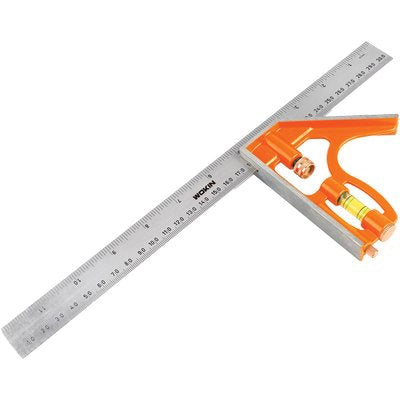 Squadra Combinata Regolabile 501912 Wokin Acciaio 300 mm 2 Pezzi