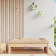 Sedia da giardino-Poggiapiedi da Giardino 120x80 cm in Legno Massello di Pino 773037
