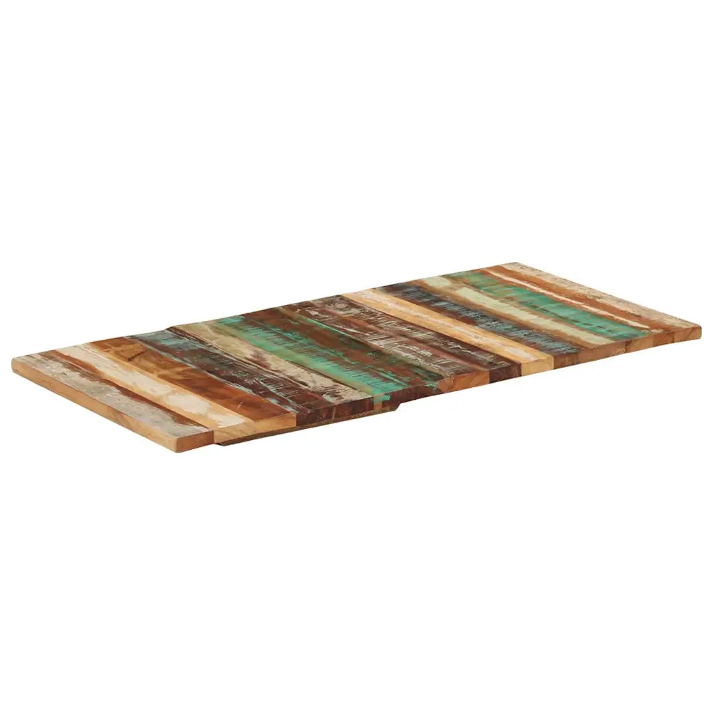 vidaXL Piano Tavolo Rettangolare 60x120 cm 25-27 mm Legno di Recupero
