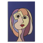 Stampa su Tela Viso 11, Multicolore, Legno, 80x3x120 cm