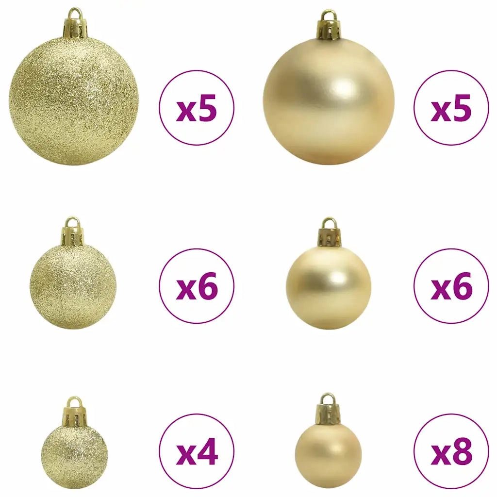 Albero di Natale artificiale con 150 LED Verde 120 cm 3395000