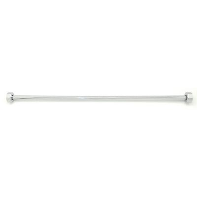 CANNETTA IN RAME CROMATA CON DUE CALOTTE ESAGONALI 1/2- 10 x 400 mm- DEBOR- pezzi 1