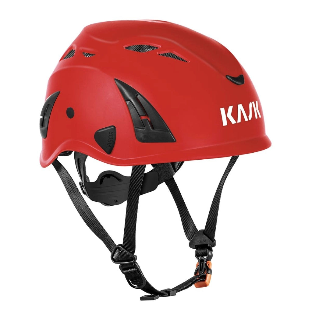Elmetto Kask Superplasma AQ Red – Casco di sicurezza ventilato regolabile