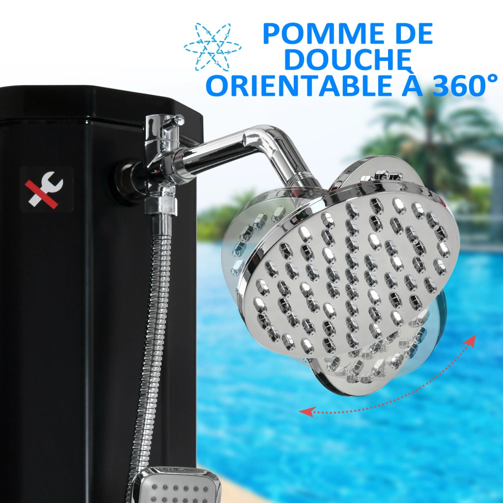 Doccia Solare Esterno 35L ¨C Zephmum ¨C Bianco